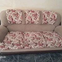 مبل هفت  نفره کاملا سالم و توپر با استقامت|مبلمان خانگی و میز عسلی|مشهد, نیروی هوایی|دیوار