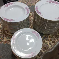 سرویس چینی زرین. گلدان کریستال