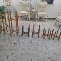 پایه چوبی گلدون