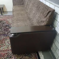 مبل راحتی ۴ نفره|مبلمان خانگی و میز عسلی|اراک, |دیوار