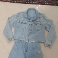 کت و شلوارجین مام استایل سایز ۳۶ ۳۸ نو|لباس|تهران, مولوی|دیوار