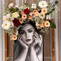 طراحی پرتره سیاه قلم