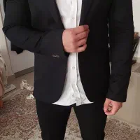 کت تک مشکی سایز ۵۰ نو|لباس|کرج, شهرک جهان‌نما|دیوار