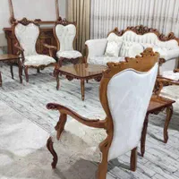 مبل ترک چوب روسی ۲ سال ضمانت اقس.اطی پارچه نانو|مبلمان خانگی و میز عسلی|شهرکرد, |دیوار