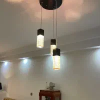 لوستر حباب شیشه ای سقفی