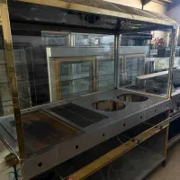 فر ساندویچ ترکیبی جغور بغور ، تابه و گریل ذغالی