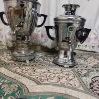 سماور برقی و سماور نفتی قدیمی نونو|سماور، چایساز، قهوهساز|لنجان, |دیوار