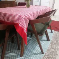 میز ناهارخوری 6نفره چوب