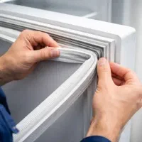 تعمیر و تعویض لاستیک نوار درب یخچال و فریزر در محل