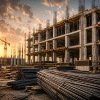 پیمانکار اسکلت بتنی با مصالح