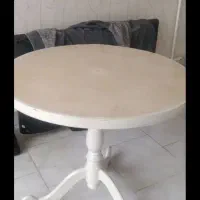 میز گرد و بیضی ست