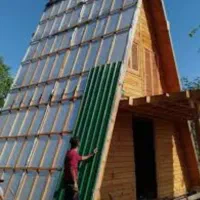 اجرای شیروانی و جوشکاری و کلبه سوئیسی