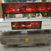 میز تلویزیون طرح شومینه