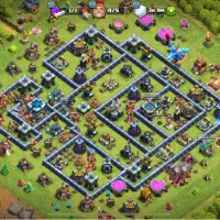 اکانت کلش اف کلنز لول۱۸۸ تاون ۱۳ مکس