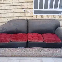 مبلمان ال  به همراه میز و فرش
