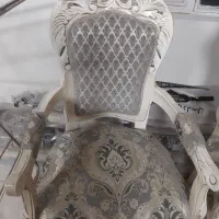 مبل استیل دسته سفید|مبلمان خانگی و میز عسلی|تهران, کیانشهر|دیوار