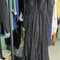 لباس مجلسی مشکی سنگ کارشده