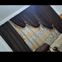 پرده پذیرایی ۴ متری در ۳متر ارتفاع|پرده، رانر، رومیزی|یاسوج, |دیوار