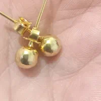 گوشواره میخی و انگشتر شیک وحلقه ی ست