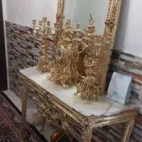 آینه شمعدان کنسول برنزی و برنجی فروش ن خرید