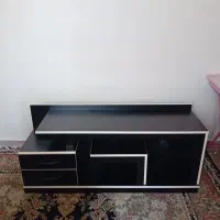 میز تلویزیون مشکی سفید