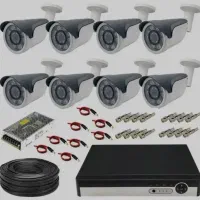 پکیج دوربین مداربسته 5MP با قسط و چک