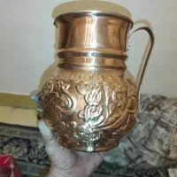 پارچ مسی قلم زنی شده