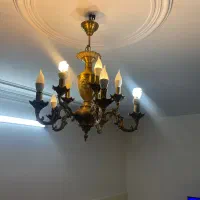 لوستر برنجی|لوستر و چراغ آویز|تهران, شکوفه|دیوار