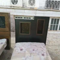 تخت خواب ام دی اف|تخت و سرویس خواب|قم, زنبیل آباد|دیوار