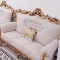 مبل استیل با میز جلو مبلی کلاسیک نونو جهیزیه|مبلمان خانگی و میز عسلی|اندیشه, شهرک مریم|دیوار