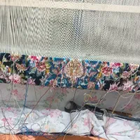 فرش زرنیم نیمه کاره