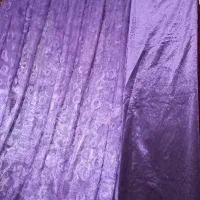 پرده توری و شال مخمل