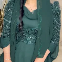 لباس کردی با شال