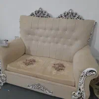 مبل۷نفره با ۳عدد میزعسل خوری قیمت ۵ملیون