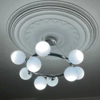 دو عدد لوستر مولکولی ب همراه اباژو