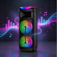 اسپیکر پارتی باکس یک متری با میکروفن بیسیم