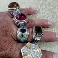 انگشتر نقره جواهرات 925