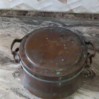 ساعت های قدیمی عتیقه انتیک قابلمه مسی|کلکسیون اشیاء عتیقه|قزوین, |دیوار