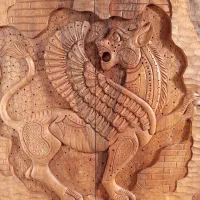 تخته نرد پرسپولیس گردو چوبی کیف و لوازم