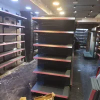 قفسه جذاب مشکی و قرمز