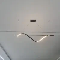 لوستر اس ام دی مدرن مشکی