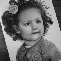 سفارش طراحی چهره سیاه قلم حرفه ای