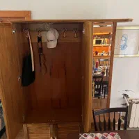 کمد لباس و جاکفشی آینه و چراغ دار|جاکفشی، کمد، دراور|آمل, |دیوار