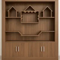 کمد دیواری دکوری بزرگ و حرفه‌ای MDF در حد نو|جاکفشی، کمد، دراور|بیرجند, |دیوار