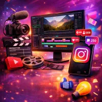 ادیت ویدیو برای ریلز اینستاگرام و یوتیوب