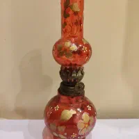 دو عدد فانوس شیشه ای دکوری