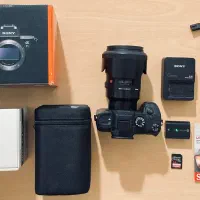 دوربین sony a7r iii با لنز sigma art 50 f1.4