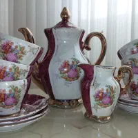 قهوه خوری ژاپنی آنتیک  هفت رنگ مرمری|کلکسیون اشیاء عتیقه|تهران, آسمان|دیوار