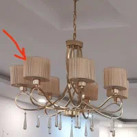 شید لوستر شیک حباب