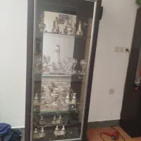 فروش مبل هفت نفره با بوفه شیشه ای|مبلمان خانگی و میز عسلی|کازرون, |دیوار